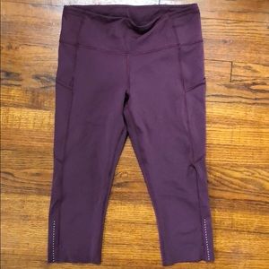 Lululemon Fast and Free crop nulux 19”